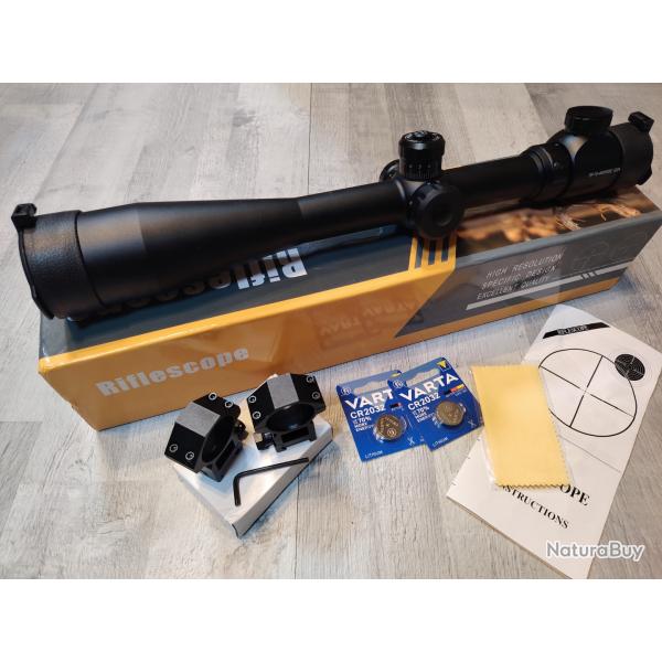 1� sans r�serve Lunette Riflescope 10-40x50