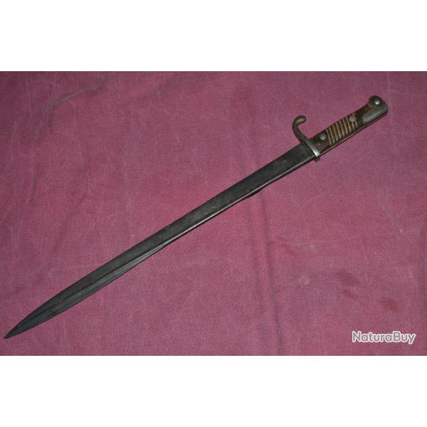baionnette allemande 1871-98 d'artillerie rare ersatz