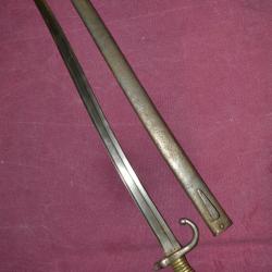 baionnette chassepot de prise Mre de Mutzig marquages allemands