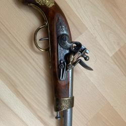 pistolet &agrave; silex manufacture de Saint-Etienne