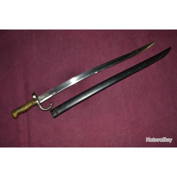 baionnette chassepot tardive m�me num�ros 1872