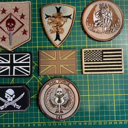 Lot 8 Insignes modernes SEAL DEVGRU MARINES TASK FORCE 141 airsoft velcro