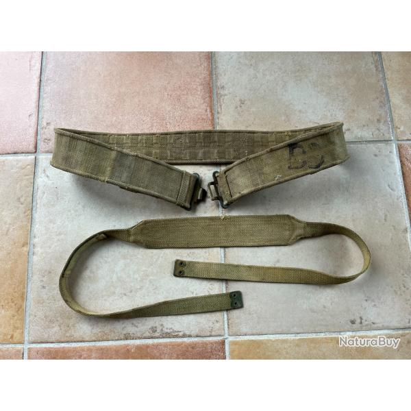 Ceinturon et brelage anglais 39-45 WW2