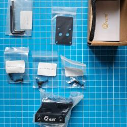 Embase support de point rouge RMR pour rail picatinny standard 21mm