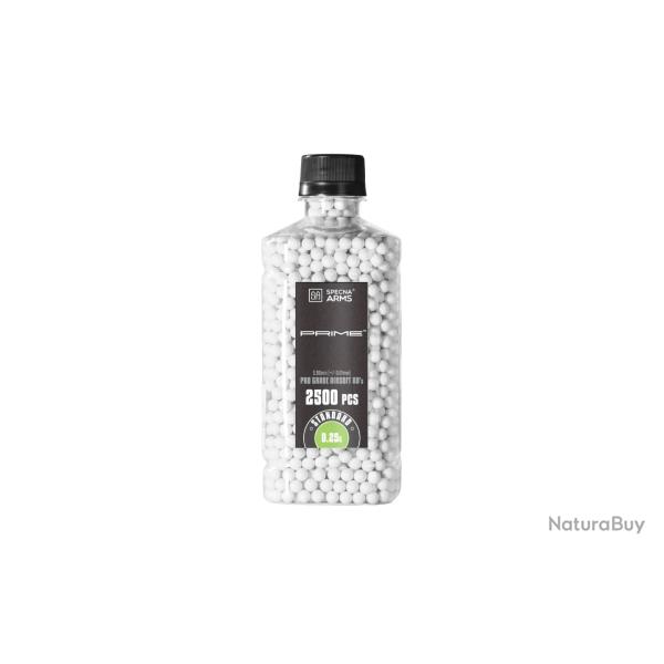 Bille plastique 6 mm Prime 0.25g (en pot de 2500 billes) | Specna arms (0000 3864) - Airsoft