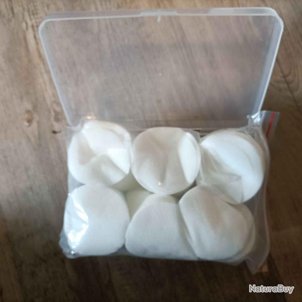 Patchs de nettoyage rond x600 pour canons