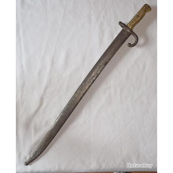 Sabre ba�onnette Chassepot model 1868 monomatricule