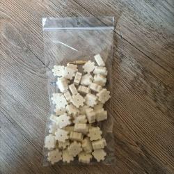 Tampons nettoyage chambre x50  AR15 223Cal 5.56mm + Adaptateur Tige 8-32