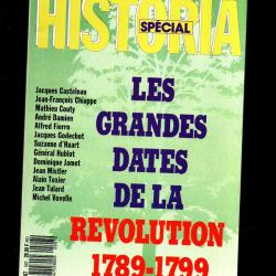 historia sp&eacute;cial 507 1989 les grandes dates de la r&eacute;volution 1789-1799
