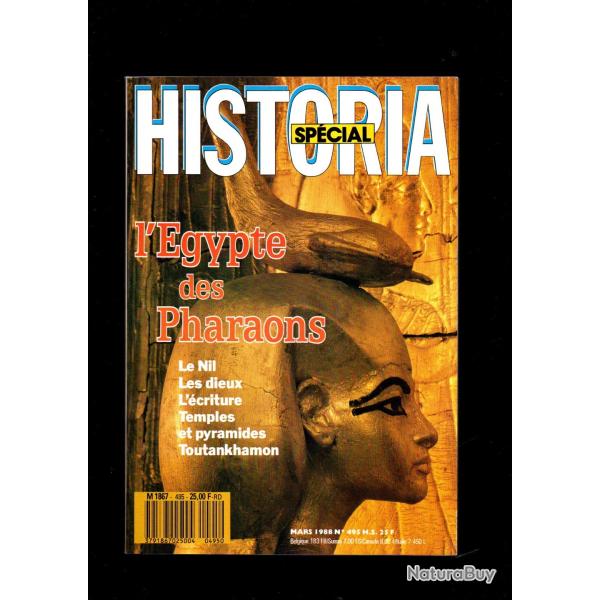 historia sp�cial 495 1988, l'�gypte des pharaons nil , temples, dieux