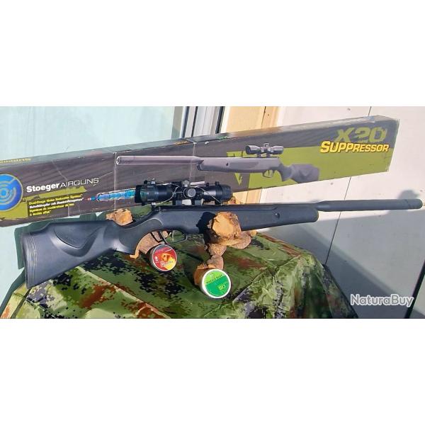 Carabine � plomb STOEGER X20 SUPPRESSOR Cal.4.5mm