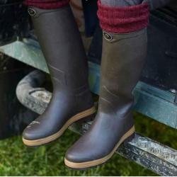 Bottes Saint-Hubert H&eacute;ritage homme marron Le Chameau 44-45 MARRON FONCE