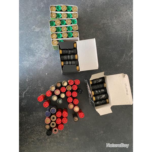 Lot de 104 cartouches 12/70