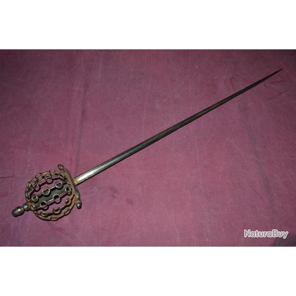 Belle Ep�e de combat d'officier de marine �poque empire