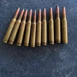 Lot de 10 munitions 270 win 130gr RP