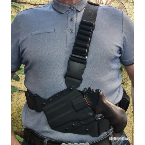 Holster de poitrine revolver Rhino 40ds Kydex- CHIAPPA