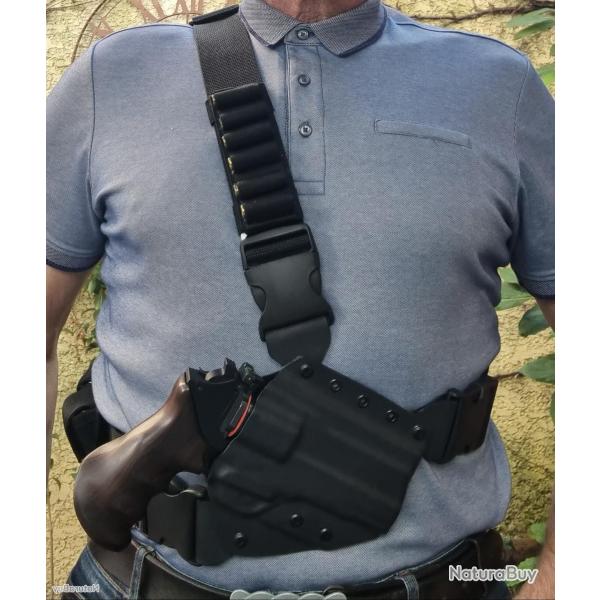 Holster de poitrine revolver Rhino 40ds Kydex- CHIAPPA