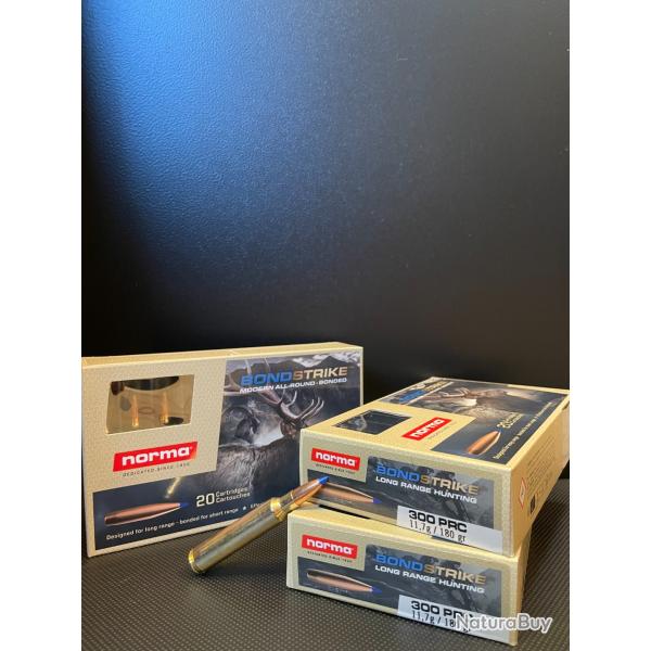 Lot de 3 boite de norma bondstrike en 300 prc