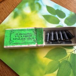 8 balles &agrave; broches 9 mm SPALEK ARM de collection