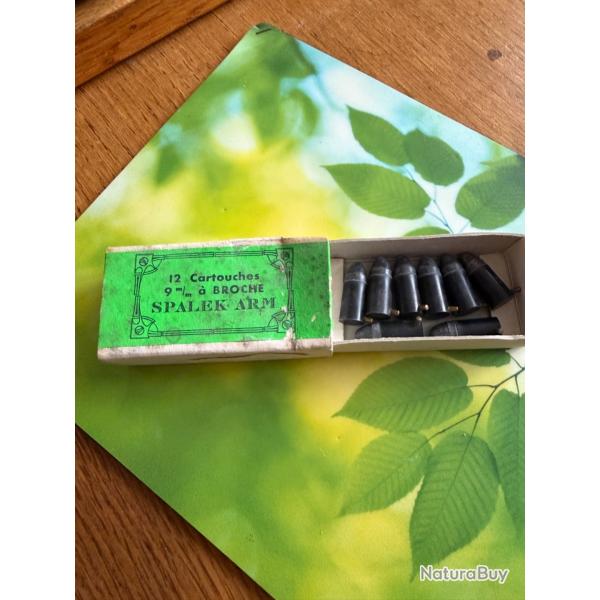 8 balles � broches 9 mm SPALEK ARM de collection