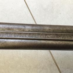 Fusil juxtapose &agrave; broche lefaucheux