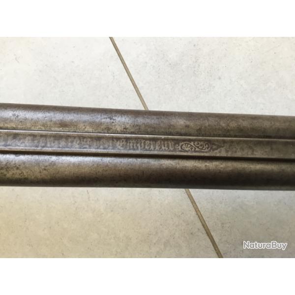 Fusil juxtapose � broche lefaucheux