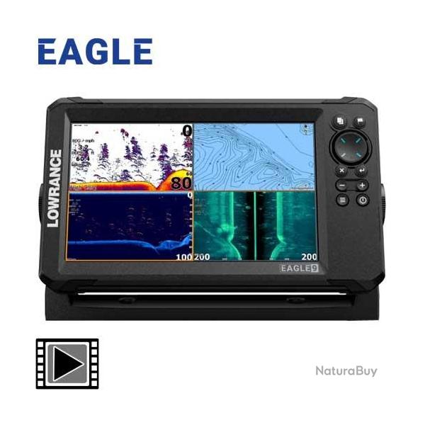 Sondeur GPS Lowrance Eagle 9 Sonde TA TRIPLESHOT HD