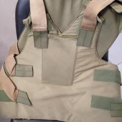 ENCHERE GILET PARE BALLES 3A P.A.C.A USA KAKI TAILLE XL TRES DISCRET