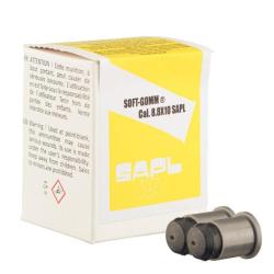 Cartouches d'entra&icirc;nement Sapl all&eacute;g&eacute;es - Cal. 8,8 x 10