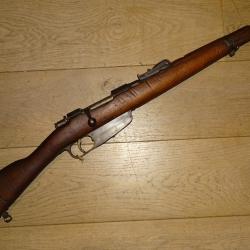 Fusil Carcano M91 Terni 1917 calibre 6.5x52 - Bon &eacute;tat g&eacute;n&eacute;ral - Hausse longue WW1 - Tampon FAT 47
