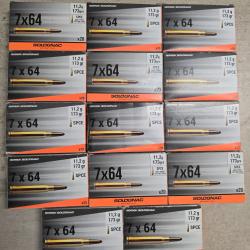 14 boites de balles 7x64 Solognac