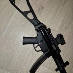 H&K SP5K CROSSE FIXE + RED DOT HOLOSUN