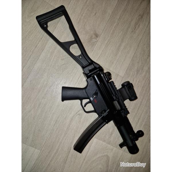 H&K SP5K CROSSE FIXE + RED DOT HOLOSUN