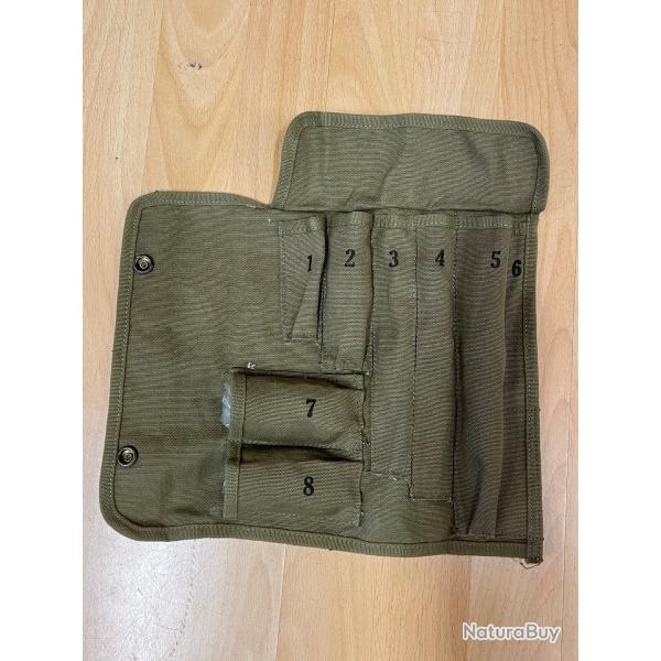 TROUSSE A OUTILS pour fusil M14 spare parts roll M14 us WW2