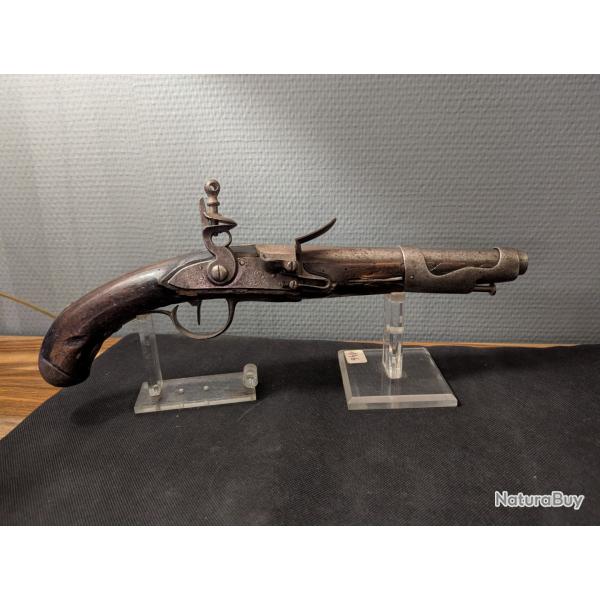 RARE PISTOLET A SILEX DE CAVALERIE REVOLUTION MODEL 1863 66 MANUFACTURE DE LIBREVILLE