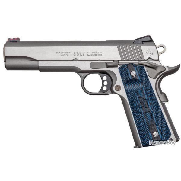 COLT GOVERNMENT COMPETITION 5" INOX BROSSE Cal 9x19