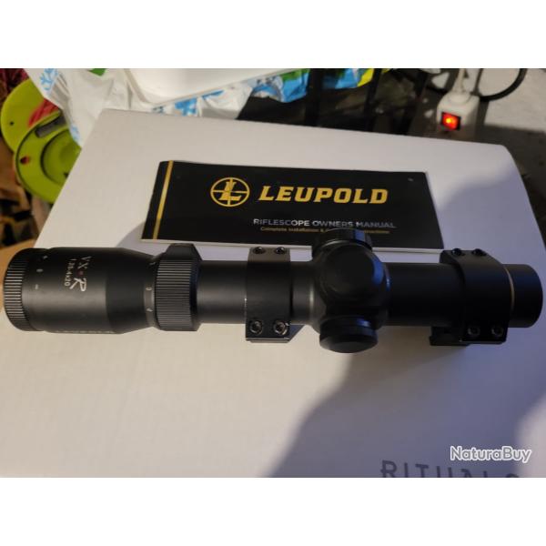 LUNETTE DE BATTUE LEUPOLD 1.25X4X20 RETICULE LUMINEUX