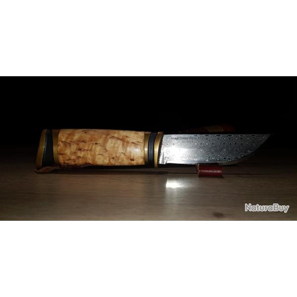 Marttiini Damascus 557010W - Couteau Damas 120 couches - Collection