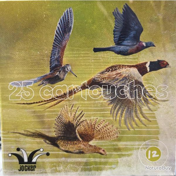 CARTOUCHE JOCKER LA 32 SUBSONIC 32g calibre 12/67 BG N�8 x25