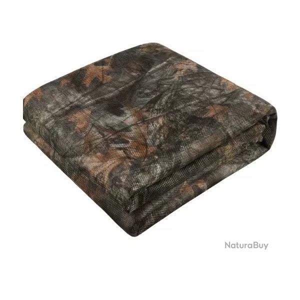 Filet Camouflage 300D 1,5x10m L�ger 80g/m� Feuillage 3D Chasse, Camping, D�coration