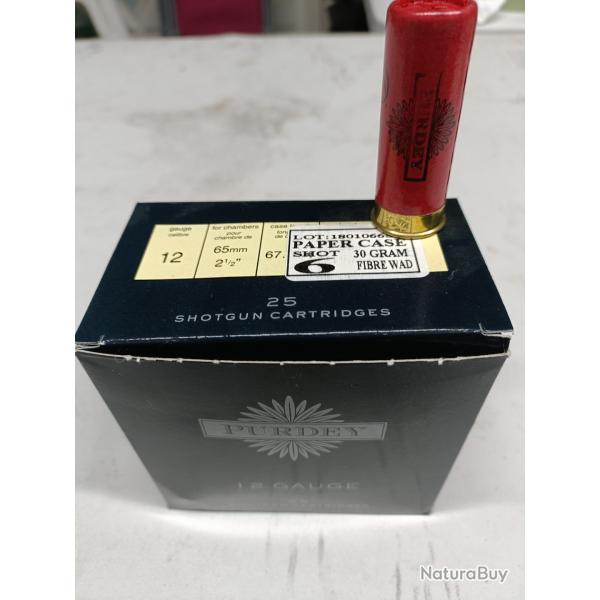 Cartouche Purdey cal 12 n6