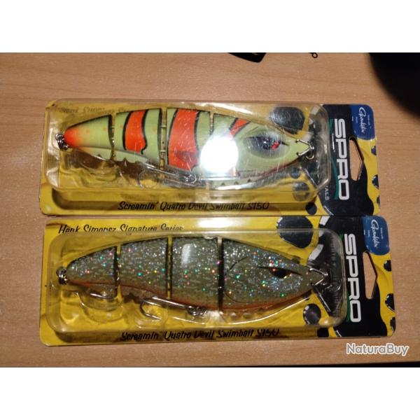 Quatro devil swimbait S150 Spro