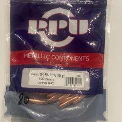 Ogives PPU Cal .264 - 139gr - FMJBT Prvi Partizan