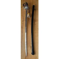 Sabre d'officier de cavalerie de saxe, r&eacute;giment de carabinier