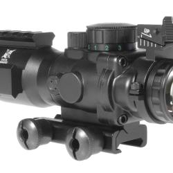 Viseur pour Airsoft 4x32 avec r&eacute;tro&eacute;clairage Delta Armory Black