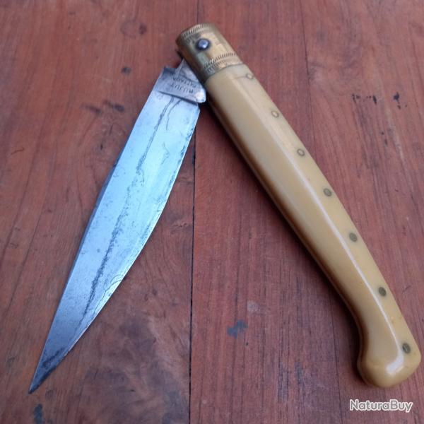 Tr�s Grand Couteau SARDE RUJUT PATTADA 33 cm Manche en Corne