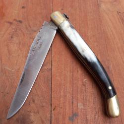 Joli Couteau LAGUIOLE MAKI Manche en Corne