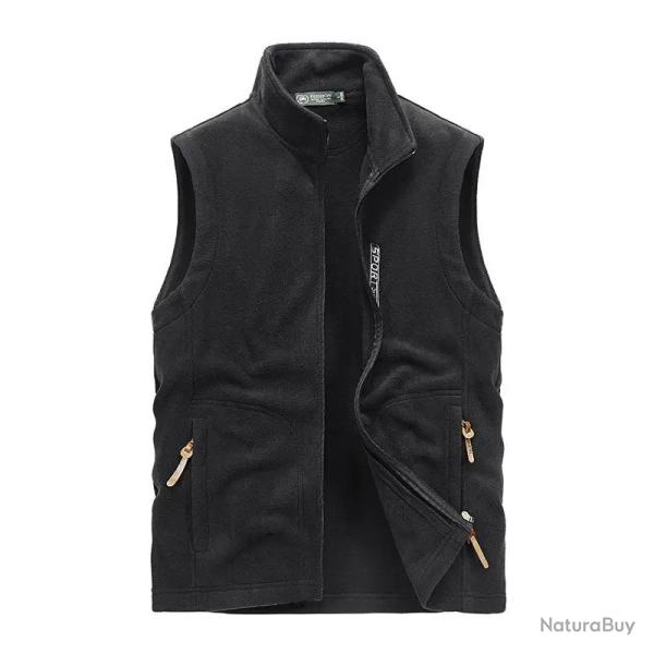Gilet polaire sans manche avec poches id�ale hiver