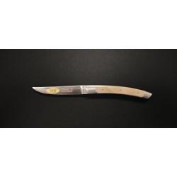 Couteau pliant Le Thiers par le Fid&egrave;le - Manche en pointe de corne v&eacute;ritable
