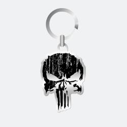 Porte cl&eacute;s - Punisher Noir